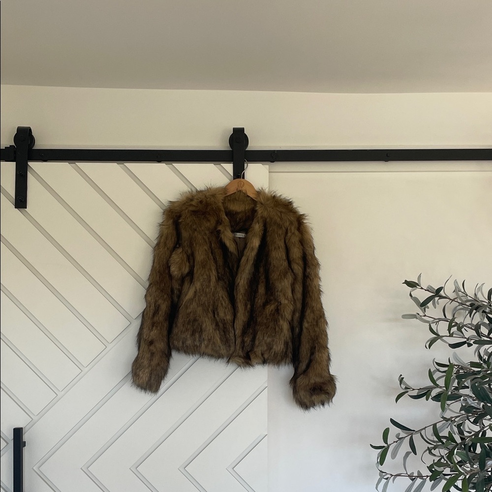 12th Tribe Brown Teddy Jacket